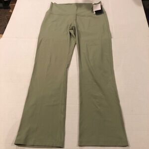 Nike Women's Size XL Yoga Dri-FIT Luxe Flared YogaPants Olive Green - DV9181-386
